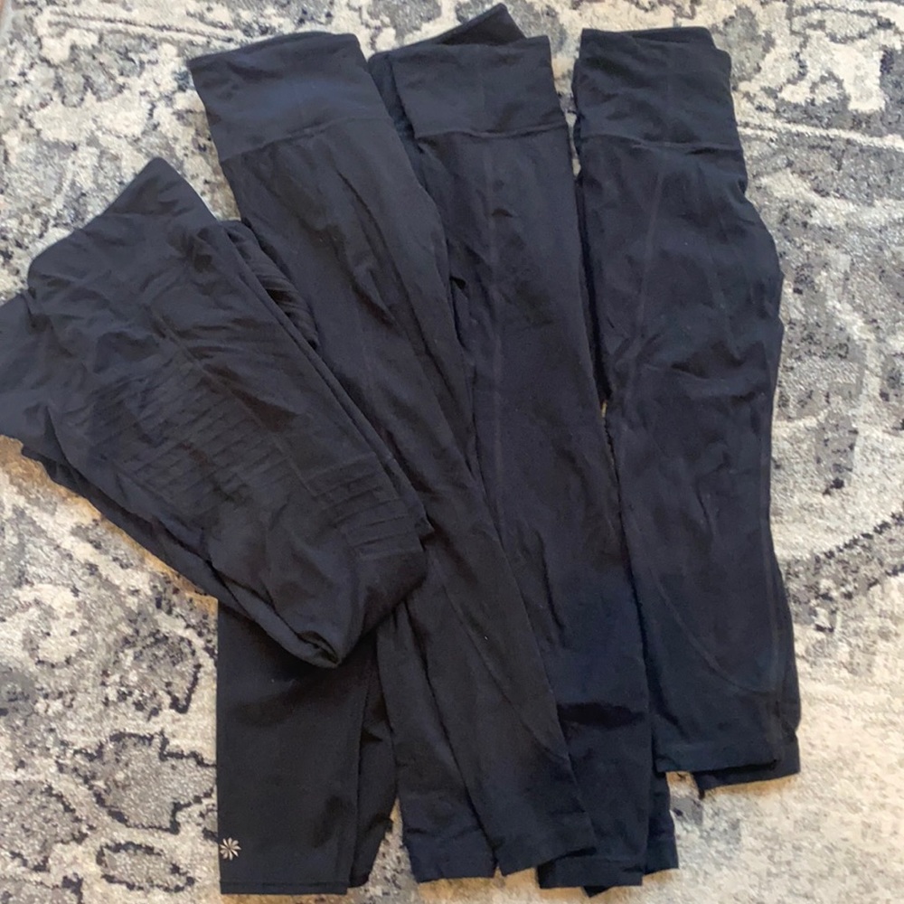 5 PAIRS ATHLETA leggings BUNDLE  -PLEASE READ